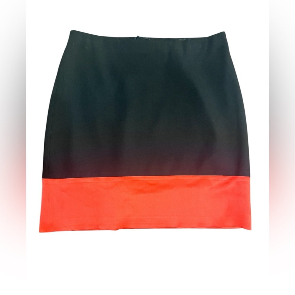 Ann Taylor Black & Red Mini Skirt Sz 8P